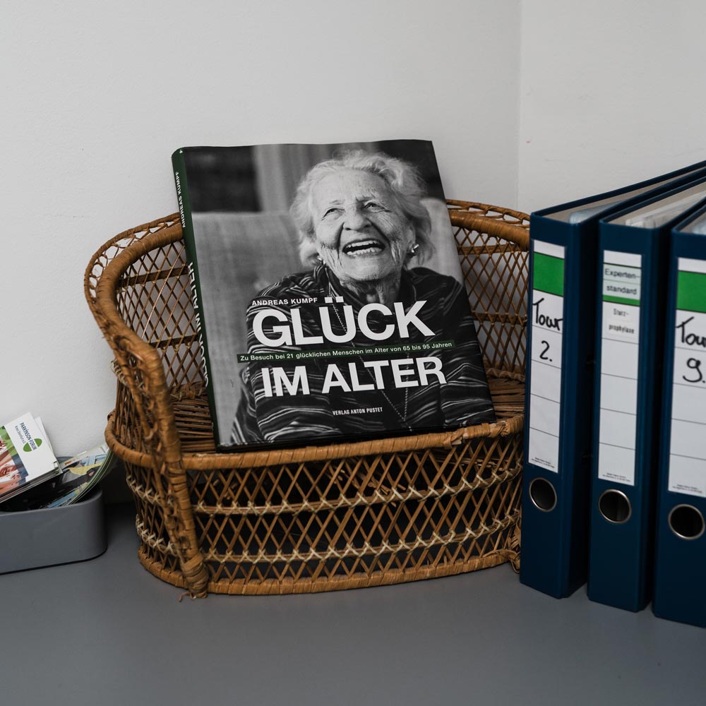 sanamed Pflegeteam, Buch Glück im Alter, Pflegedienst Havixbeck